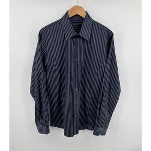 Matinique Corbin Striped Button Up Shirt Sz XL Preppy Dadcore Luxury